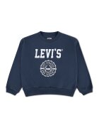 Levi's Bluza de trening din amestec de bumbac cu imprimeu logo frontal - Albastru inchis