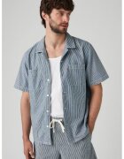 Levis Camasa cu dungi si buzunare pe piept - Albastru prafuit