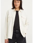 Levis Camasa de denim cu buzunare pe piept - Alb murdar