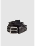 Levis Curea de piele cu aspect tesut - Negru