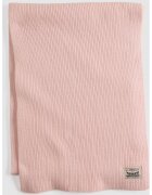 Levis Fular tricotat cu aplicatie logo - Roz pastel