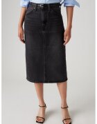 Levis Fusta din denim cu croiala dreapta - Negru stins