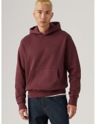 Levis Hanorac cu buzunar kangaroo - Visiniu