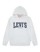 Levis Hanorac din amestec de bumbac cu imprimeu text - Alb optic/Bleumarin