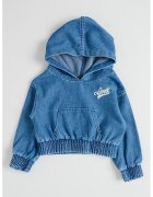 Levi's Hanorac din denim cu buzunar kangaroo - Albastru inchis