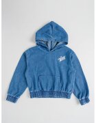 Levi's Hanorac din denim cu buzunar kangaroo - Albastru inchis