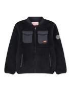 Levis Jacheta cu buzunare cu clapa - Negru/Gri inchis