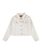 Levis Jacheta de denim cu buzunare aplicate - Alb