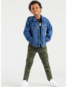 Levis Jacheta de denim cu buzunare frontale - Albastru