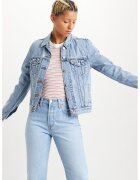 Levis Jacheta din denim cu nasturi - Albastru deschis