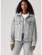 Levi's Jacheta relaxed fit din denim 90's Trucker - Rosu/Gri deschis/Albastru inchis