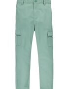 Levis Pantaloni cargo de bumbac cu talie inalta - Verde persan