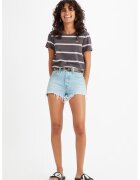 Levis Pantaloni scurti din denim cu terminatii franjurate 501® - Albastru deschis