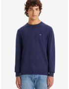 Levis Pulover tricotat fin Housemark - Albastru inchis