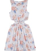 Levis Rochie evazata cu decupaje laterale - Alb/Portocaliu persan/Albastru