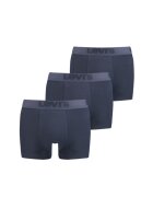 Levis Set de boxeri cu banda logo in talie - 3 perechi - Albastru ultramarin
