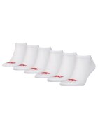Levis Set de sosete pana la glezna unisex - 6 perechi - Alb