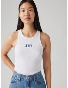 Levis Top cu logo brodat - Albastru royal/Alb optic