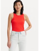 Levis Top slim fit striat din amestec de modal - Rosu