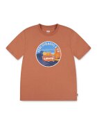 Levis Tricou cu decolteu la baza gatului si imprimeu logo - Portocaliu persan