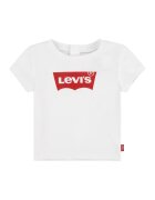 Levis Tricou cu imprimeu logo Batwing - Rosu/Alb