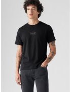 Levi's Tricou cu imprimeu logo - Negru/Gri cenusiu