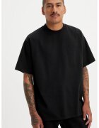 Levi's Tricou din bumbac cu decolteu la baza gatului Red Tab™ - Negru