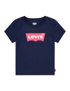 Levis Tricou din bumbac cu imprimeu logo Batwing - Bleumarin