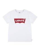 Levi's Tricou din bumbac cu imprimeu logo Batwing - Rosu/Alb
