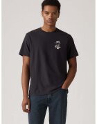 Levi's Tricou lejer de bumbac - Negru stins/Alb murdar