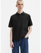 Levis Tricou polo de bumbac cu broderie logo discreta - Negru