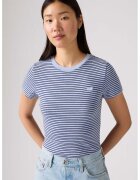 Levi's Tricou slim fit de bumbac Essential - Albastru deschis/Bleumarin