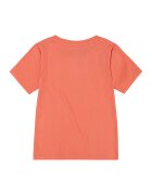 Levis Tricou striat cu decolteu la baza gatului - Coral