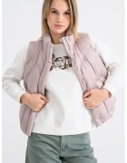 Levi's Vesta cu umplutura de puf Western Bubble - Roz prafuit