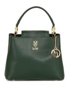 Lia Biassoni Geanta tote din piele cu accesoriu logo