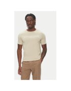 Lindbergh Tricou barbati 30-400200 - Bumbac - Bej - Bej