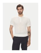 Lindbergh Tricou polo barbati 30-804126 - Bumbac - Ecru - Ecru