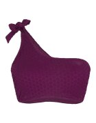 LingaDore Bustiera de baie cu decolteu pe un umar - Violet