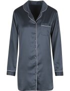 LingaDore Camasa de noapte de satin cu maneci lungi - Gri