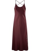 LingaDore Camasa de noapte din satin cu insertii din dantela - Visiniu