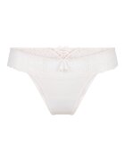 LingaDore Chiloti tanga cu segment de dantela - Crem