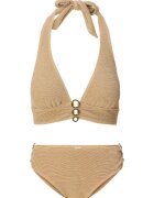 LingaDore Costum de baie cu doua piese si elemente circulare metalice - Auriu