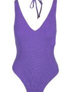 LingaDore Costum de baie intreg cu aspect stralucitor - Violet