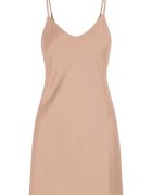 LingaDore Neglijeu de satin cu decolteu in V - Bej deschis