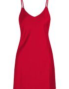 LingaDore Neglijeu de satin cu decolteu in V - Rosu