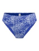 LingaDore Slip cu model - Alb/Albastru royal