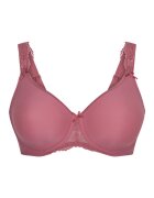 LingaDore Sutien cu burete - sustinere metalica si insertii de dantela Daily - Roz