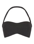 LingaDore Sutien de baie bandeau cu detalii stralucitoare - Negru