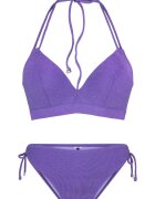 LingaDore Sutien de baie cu burete si particule stralucitoare - Violet