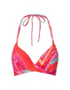 LingaDore Sutien de baie cu cupe triunghiulare si model - Coral